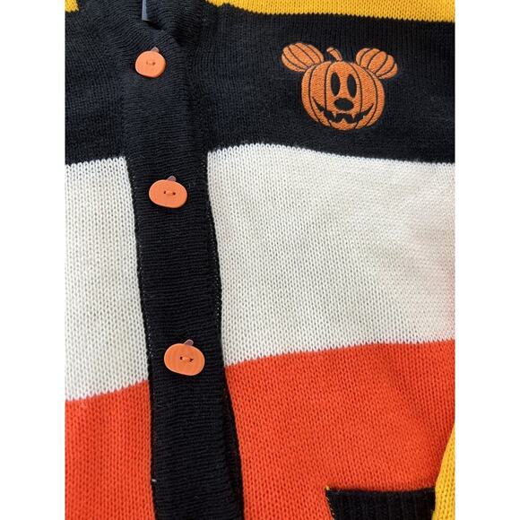 Mickey Mouse Candy Corn Disney Cardigan Her Universe Hot Topic Size Large - Picture 5 of 5